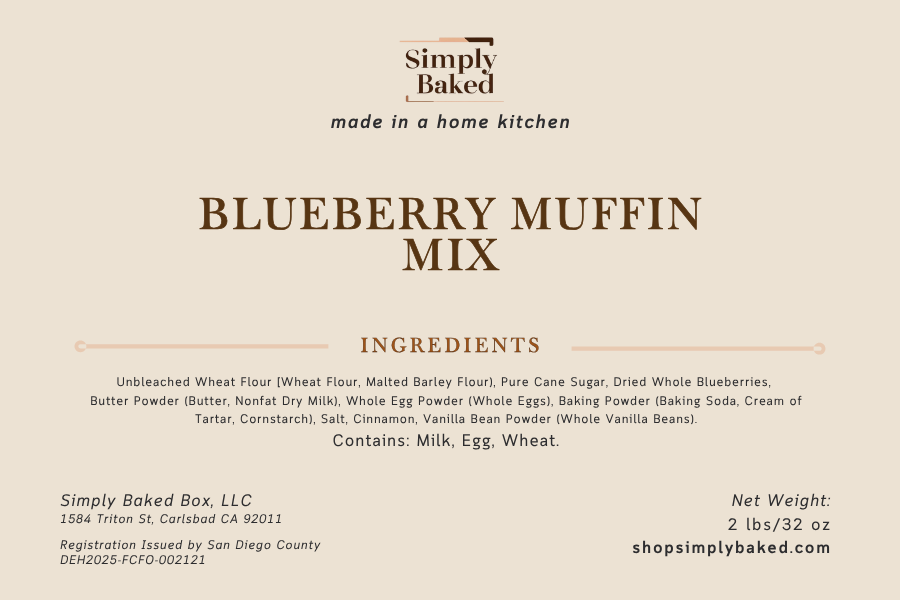 Blueberry Muffin Box